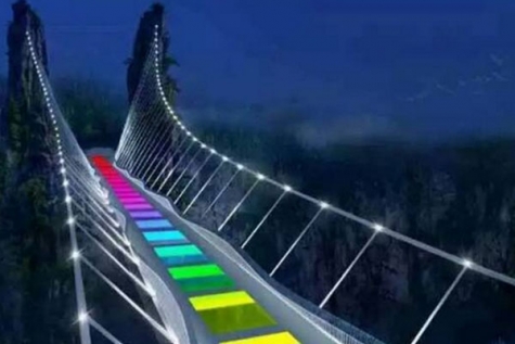 پل شیشه ای در چین